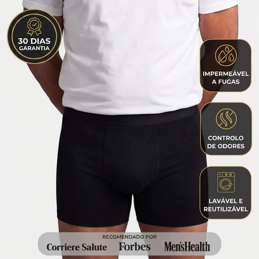 Boxers Absorventes para Homem – Proteção Discreta Durante Todo o Dia