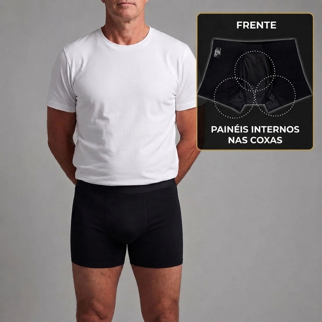 Boxers Absorventes para Homem – Proteção Discreta Durante Todo o Dia